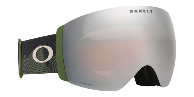 Gogle Oakley Flight Deck Pro L Matte Black/Prizm Snow Black Iridium + Dodatkowa Szyba Prizm Sage Gold Iridium - 2025/26