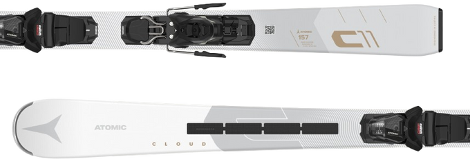 Narty Atomic Cloud C11 Revoshock Light + M 10 GW Black/Gold - 2025/26