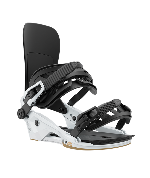 Snowboard Bindings Union Atlas Pro Metalic White - 2024/25