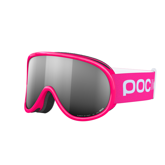 Gogle POC Pocito Retina Fluorescent Pink/Partly Sunny Silver - 2025/26