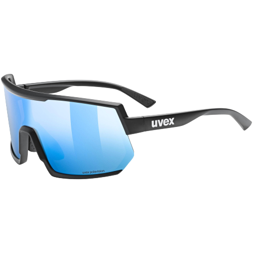 Okulary Uvex Sportstyle 235 P - Black Mat/Mirror Blue - 2023