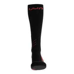 Skisocken UYN Woman Ski One Comfort Fit Black/Pink - 2025/26