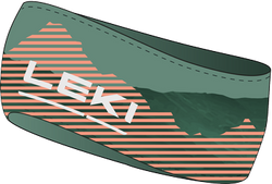 Opaska LEKI 4-Season Headband Green/Coral - 2022