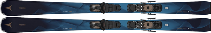Narty Atomic Cloud Q9 + M 10 GW Black/Sand - 2025/26