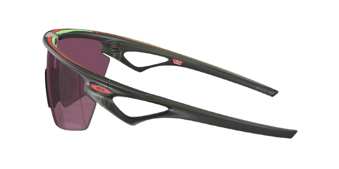 Sunglasses OAKLEY Sphaera Troy Lee Designs Mette Olive Ink Frame/Prizm Road Black Lenses