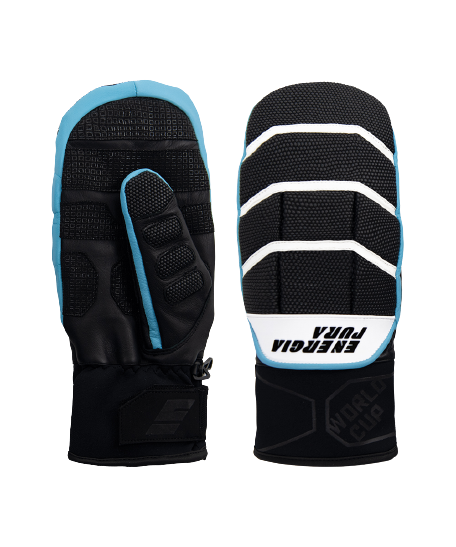 Rękawice narciarskie Energiapura Moffola Warrior Black/White/Turquoise - 2025/26