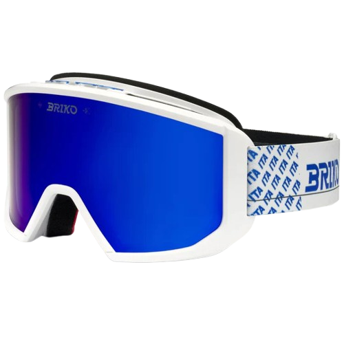 Gogle Briko Vulcano Mask Italia White/Science Blue - 2025/26
