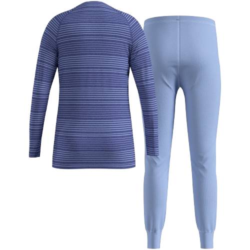 Bielizna termoaktywna Odlo Active Warm Kids Set Long Blue - 2025/26