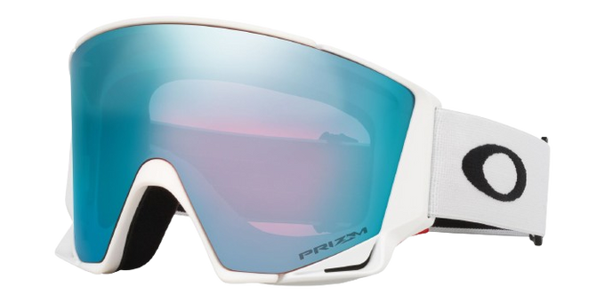 Gogle Oakley Flow Scape L Matte White/Prizm Snow Sapphire Iridium + Dodatkowa Szyba Prizm Snow Iced Iridium - 2025/26