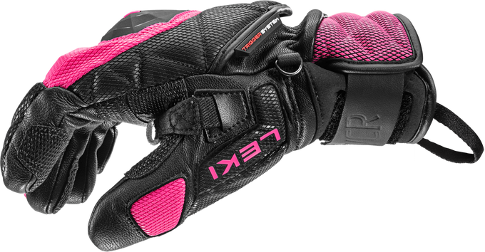 Rękawice LEKI WCR Venom 3D Junior Pink - 2025/26