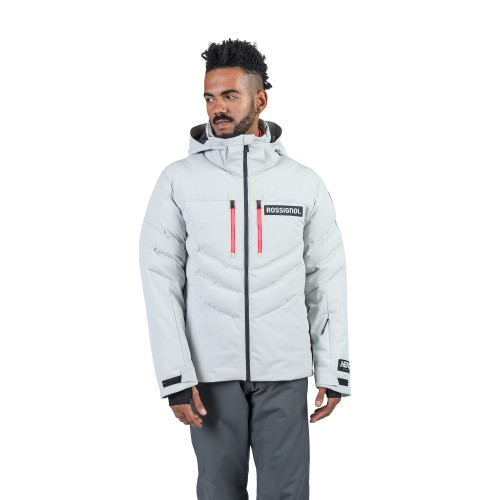 Kurtka narciarska Rossignol Hero Blackside Puffy JKT Soft Gray - 2024/25