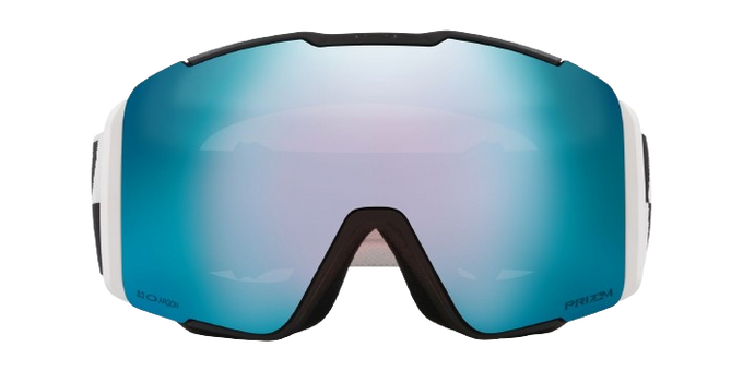 Gogle Oakley Line Miner Pro L Black White Duality Prizm Sapphire + Dodatkowa Szyba Prizm Torch - 2024/25