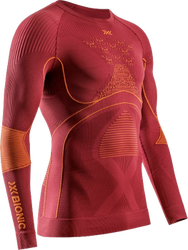 Koszulka termoaktywna X-bionic Energy Accumulator 4.0 Shirt LG SL Men Dune Red/Orange - 2024/25