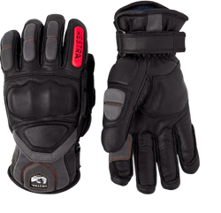 Rękawice Hestra Impact Racing Sr. Black/Flame Red - 2025/26