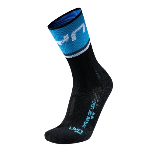 Skarpety trekkingowe UYN Man Cycling One Light Socks Black/Cobal Blue
