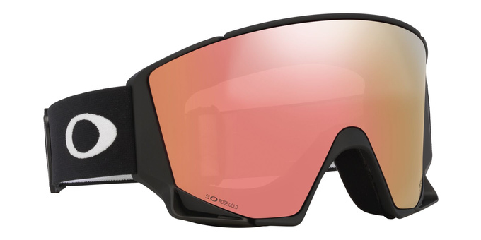 Gogle Oakley Flow Scape L Matte Black/Prizm Rose Gold Iridium + Dodatkowa Szyba Prizm Snow Iced Iridium - 2025/26