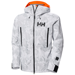 Skijacke Helly Hansen Sogn Shell 2.0 Jacket Grey Fog Snow Camo Aop - 2024/25