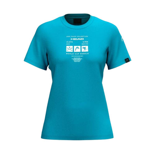 Koszulka HEAD WCR T-Shirt Women Blue - 2025/26