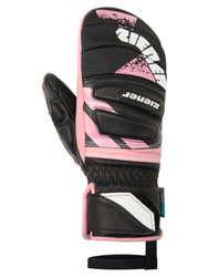 Rękawice Ziener Lopaki-z As® Pr Mitten Glove Junior Unisex Black Pink Vanilla - 2025/26