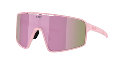 Sunglasses BLIZ P001 Frame Matte Powder Pink with Brown W Rose Multi Lenses