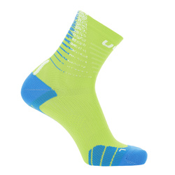 Outdoor Socks UYN Man Run Fit Socks Lime/Blue