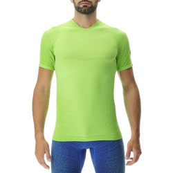 Koszulka biegowa UYN Man Running Exceleration OW Shirt SH_SL Lime/Sulphur Spring
