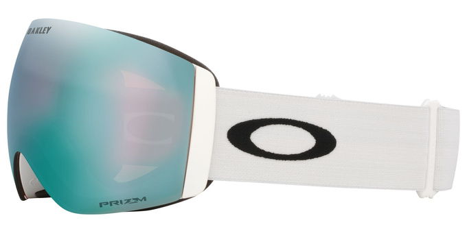 Gogle Oakley Flight Deck Pro L Matte White/Prizm Snow Sapphire Iridium + Dodatkowa Szyba Prizm Snow Iced Iridium - 2025/26
