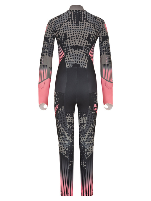 Guma narciarska Ziener RCE Racesuit Black Foggy Print Pink Vanilla - 2024/25