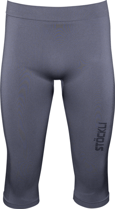 Thermounterwäsche Stoeckli Underwear Seamless 3/4 Pants Anthracite - 2024/25