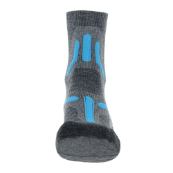 Outdoor Socken UYN Lady Trekking 2in Merino Socks Mid Grey/Turquise