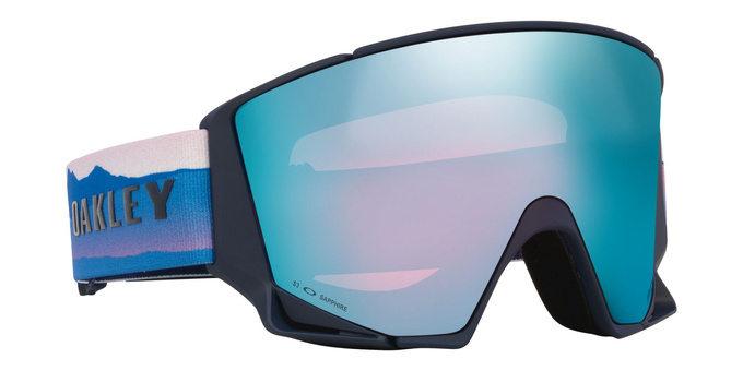 Gogle Oakley Flow Scape L Mikaela Shiffrin Signature/Prizm Snow Sapphire Iridium + Dodatkowa Szyba Prizm Snow Iced Iridium - 2025/26