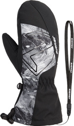 Handschuhe Ziener Lavalino-z As® Aw Mitten Glove Junior Unisex Black Grey Mountain Print - 2025/26