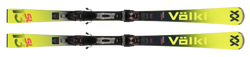 Narty Volkl Racetiger SL + RMotion T 12 Black/Flo-Red - 2025/26