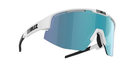 Sonnenbrille BLIZ Matrix Nano Photochromic Matt White/Brown Blue