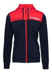 Stoeckli Hoody Jacket Fullzip WRT Black Red - 2023/24