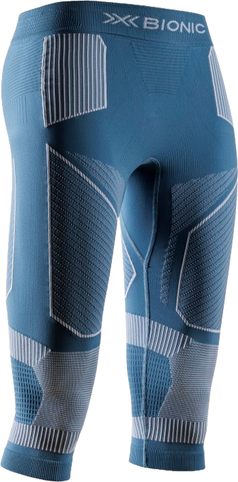 Bielizna termoaktywna X-bionic Energy Accumulator Light Pants 3/4 WMN Mineral Blue/Arctic White - 2024/25