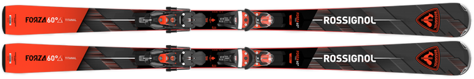 Ski Rossignol Forza 60' TI Konect + Spx 12 Konect GW B80 Black Hot Red - 2025/26