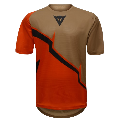 Koszulka rowerowa Dainese HgAER Jersey Ss Red/Brown/Black