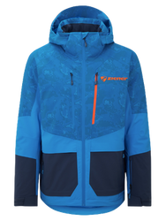 Ski jacket Ziener Trivor Man Padded Blue Foggy Print Dark Navy - 2024/25