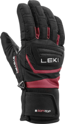 Gloves LEKI Griffin 3D Junior Black/Rose - 2025/26