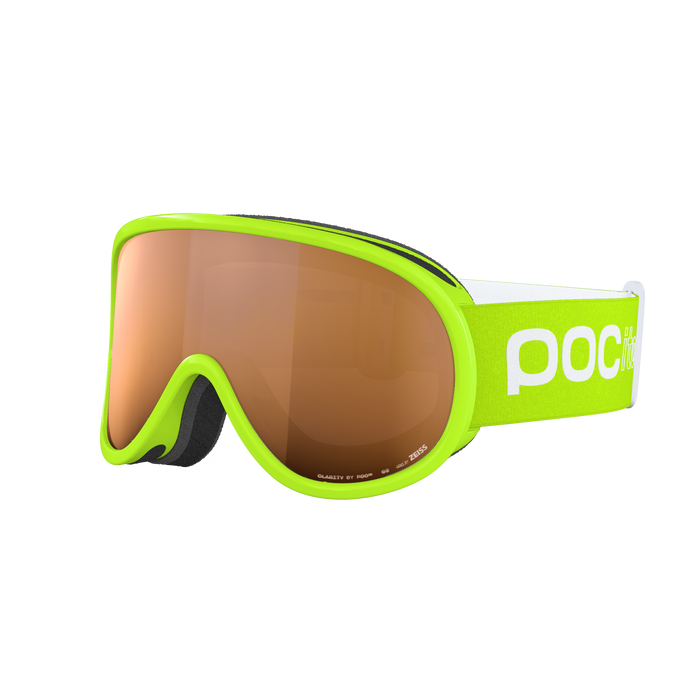 Gogle POC Pocito Retina Fluorescent Yellow/Green/Partly Sunny Light Orange - 2025/26