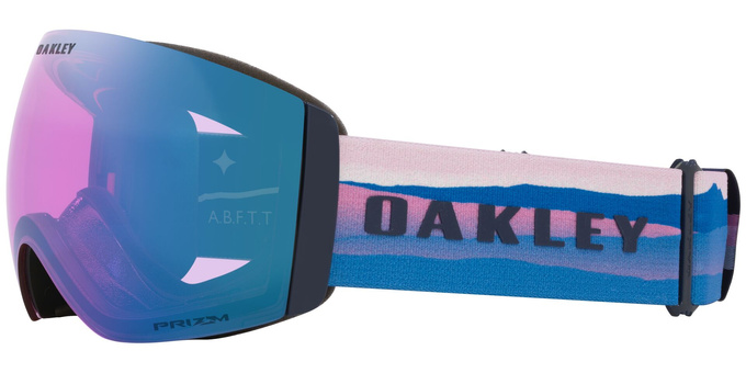 Gogle Oakley Flight Deck Pro L Mikaela Shiffrin Sig/Prizm Snow Iced Iridium + Dodatkowa Szyba Prizm Snow Sapphire Iridium - 2025/26