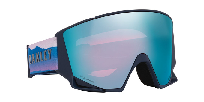 Gogle Oakley Flow Scape M Mikaela Shiffrin Signature/Prizm Snow Sapphire Iridium + Dodatkowa Szyba Prizm Snow Iced Iridium - 2025/26
