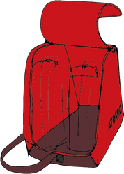 Torba na buty narciarskie Atomic Boot Bag Red – 2025/26