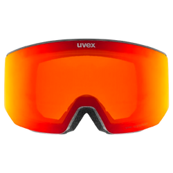 Gogle Uvex Lace ATTRACT FM Black Matt/Mirror Red + dodatkowa szyba - 2025/26