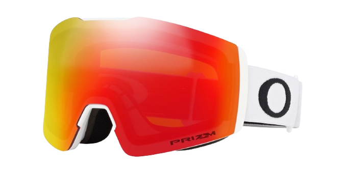 Gogle Oakley Fall Line M Matte White Prizm Snow Torch Iridium - 2025/26