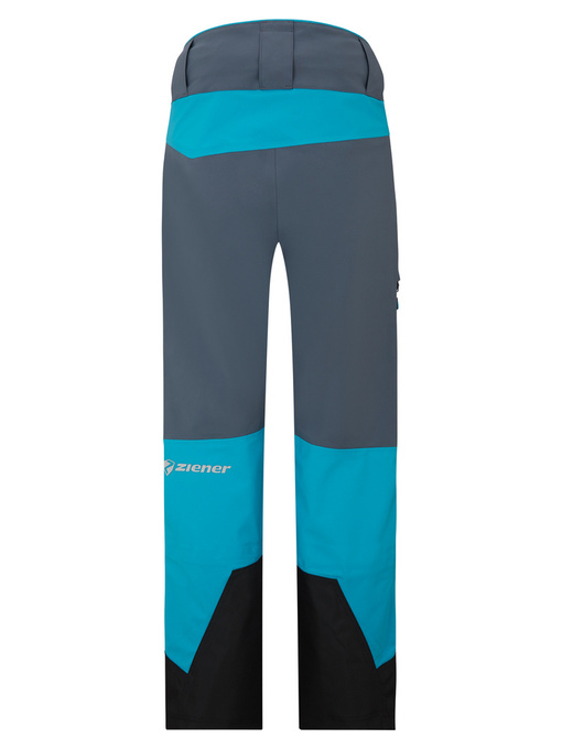 Spodnie narciarskie Ziener Tewes Full-Zip Junior Teamwear Carribean Ombre - 2024/25
