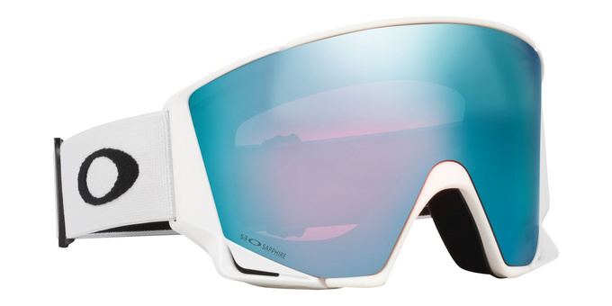 Gogle Oakley Flow Scape L Matte White/Prizm Snow Sapphire Iridium + Dodatkowa Szyba Prizm Snow Iced Iridium - 2025/26