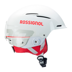 Helm Rossignol Hero Slalom Impacts White + Chinguard - 2025/26