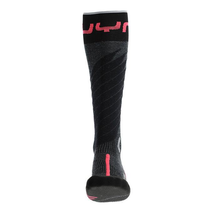 Ski socks UYN Woman Ski One Merino Anthracite/Pink - 2025/26